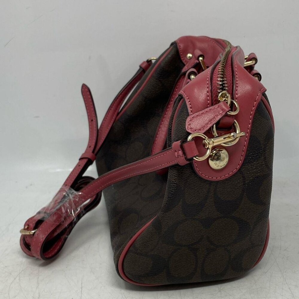 Coach Rowan Satchel Bag In Signature Canvas - Picture 3 of 7